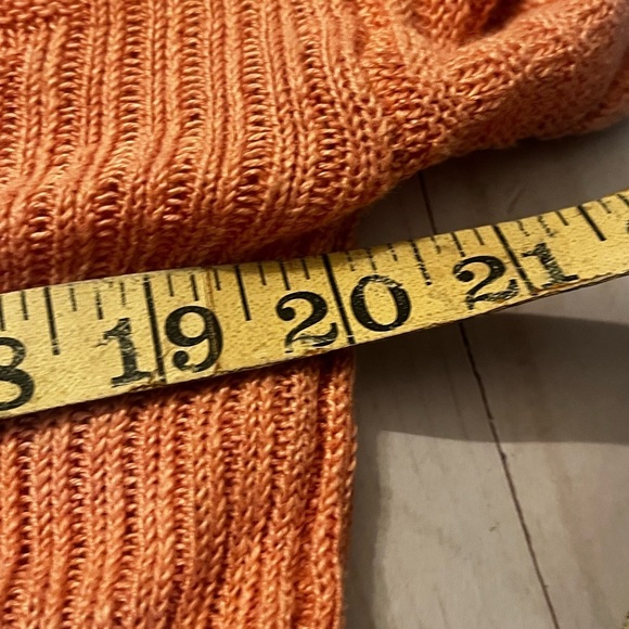 Eileen Fisher Organic Linen Melange Round Neck Top Tunic Peach Sz SP Women - Picture 5 of 8